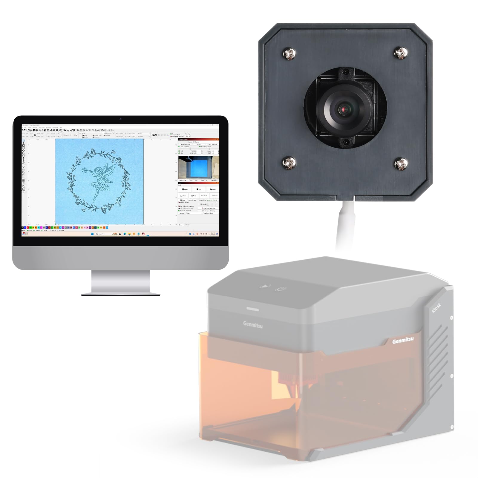 Amazon | レーザー彫刻機用カメラ、キオスクレーザー彫刻機に最適