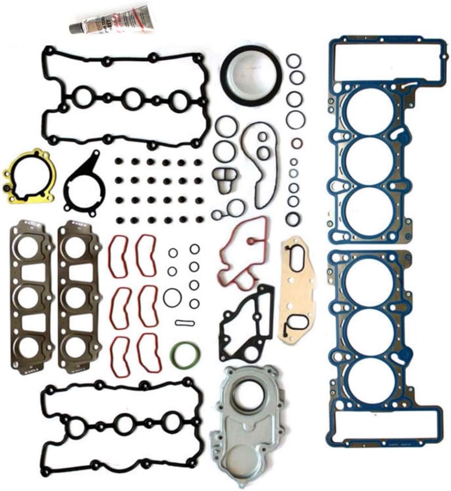 Engine Head Gasket Set Compatible with 2009-2012 for Audi Q5 3.2L;2009 for Audi A4 Quattro 3.2L;2010-2011 for Audi A6 3.2L, OE# HS54834 CS54834