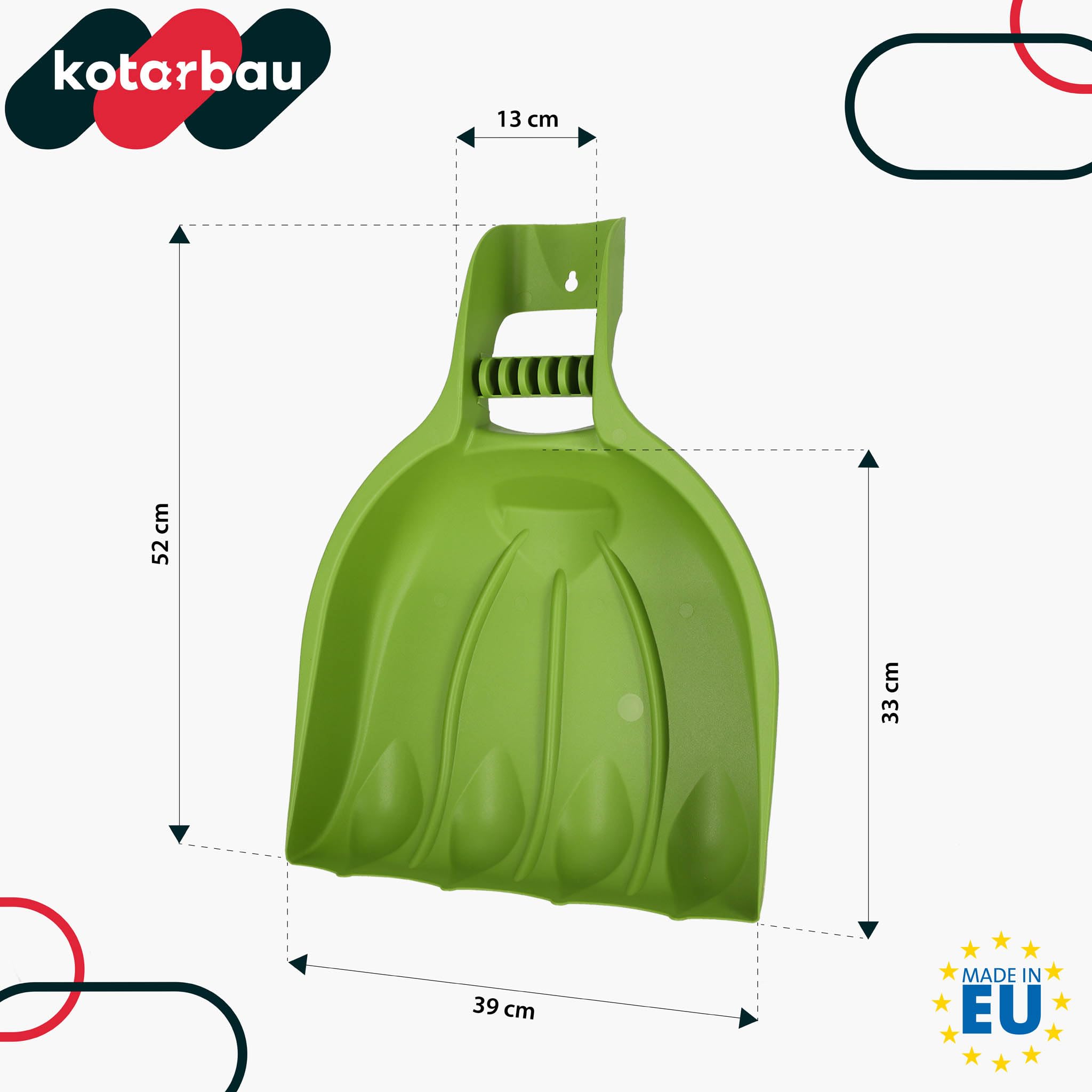KOTARBAU® 1 par de Garras para hojas y hierba, Verde, Rastrillo recoge hojas, Garras de agarre, Recolector de hojas, Recogedor portátil hojas, Garras de césped para jardín, Cuchara de hojas, Agarrador