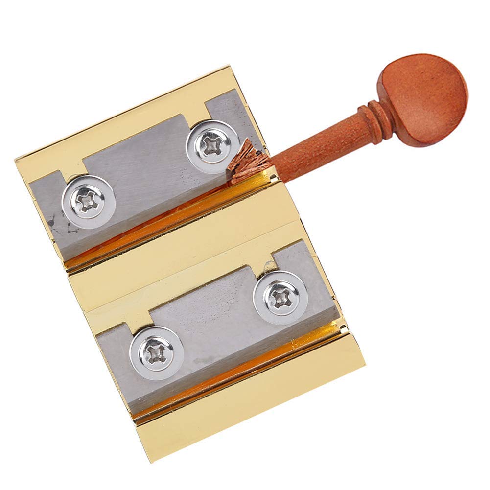 Rasoio a pioli per violino, in ottone professionale, Strumento per manutenzione violino, Accessorio musicale per 4/4 e 3/4, for Violinisti e Liutai in studio o concerti