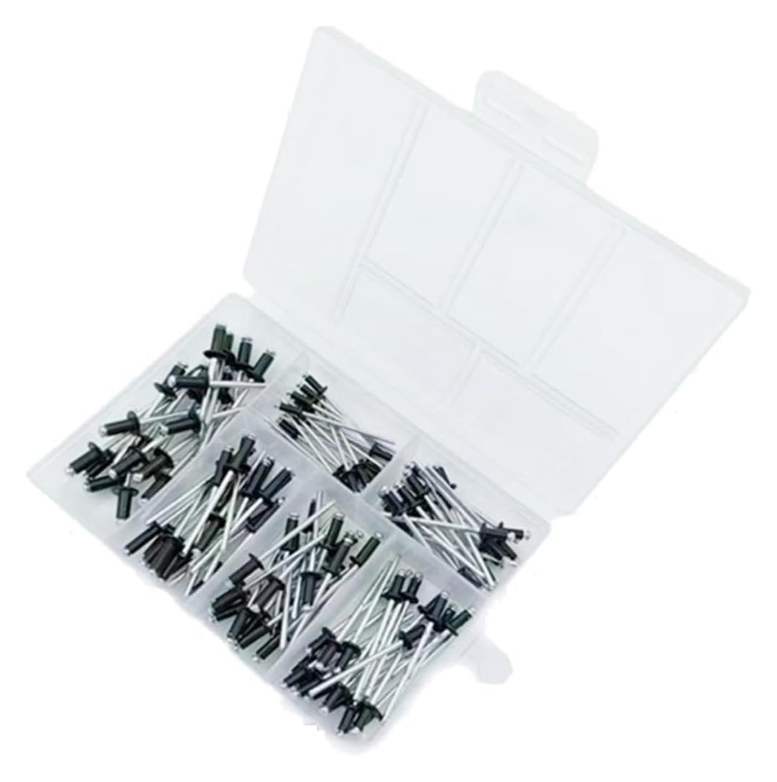 Rivet aveugle à sertir, Rivets aveugles en aluminium à tête bombée Pop-Rivets M2.4-M4 120 pièces