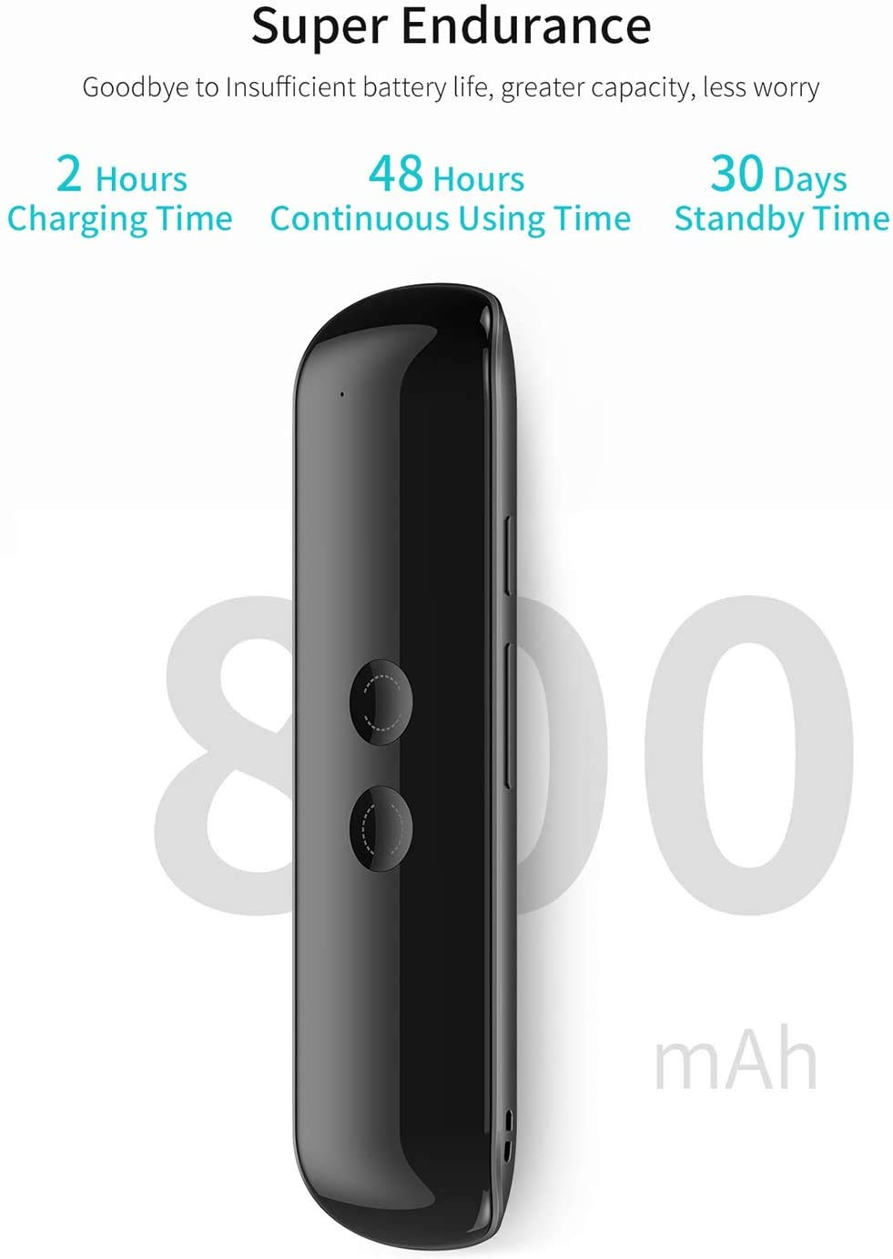 Voice Translator Portable Smart Voice Translator Device BT Music
