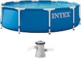 New Intex 10' x 30 Metal Frame Set Swimming Pool with Filter Pump | 28201EH by PUNER Store - 1