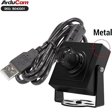 Arducam 12MP HDR USB Camera Module, 101(D) Wide Angle UVC Webcam with M12 Lens for Windows, Linux, Android, and Mac OS