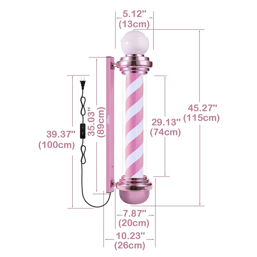 ぽーる zeyu Farmhouse Exterior Post Light Fixture, 17 Inch Modern