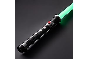 Duel Light Saber with Metal Handle, Immersive RGB Lightsaber with Smooth Swing,...