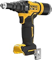Vista 1 de DEWALT 20V MAX XR - Herramienta de remache inalámbrica, 3/16", solo herramienta principal (DCF403B)
