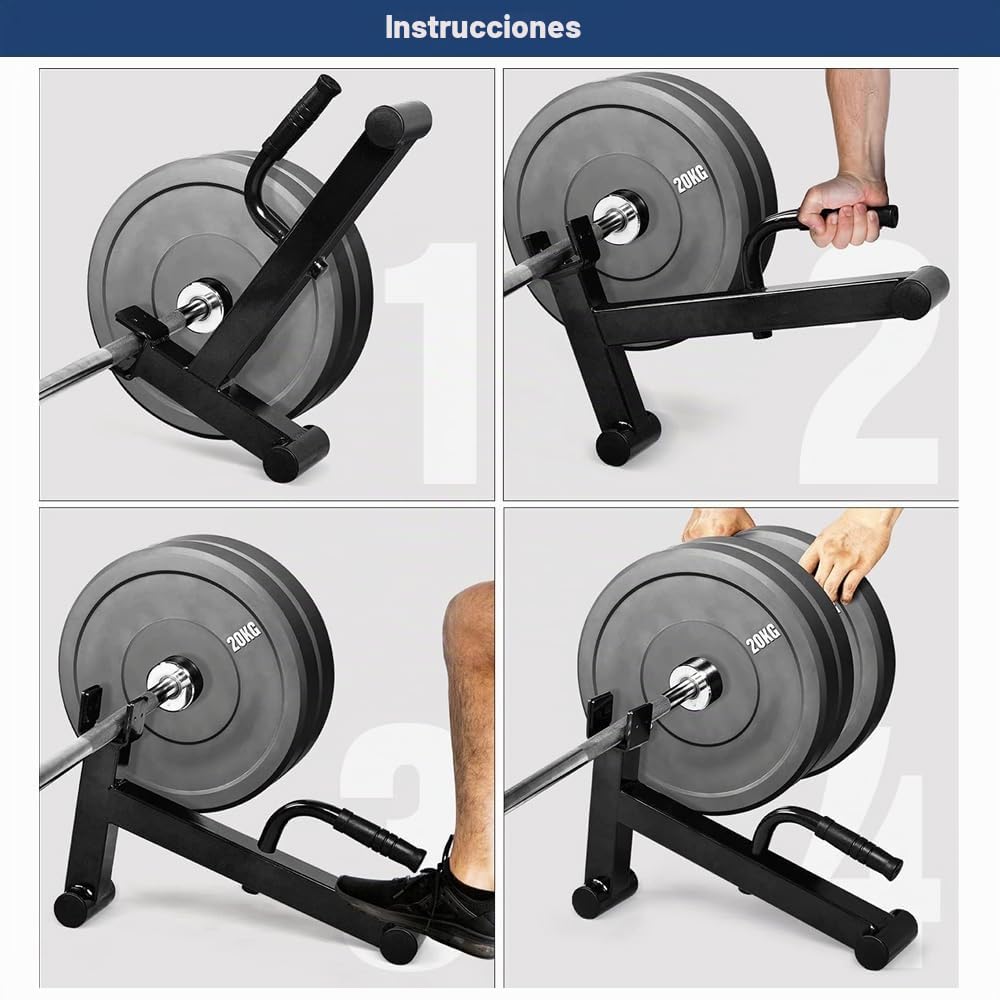 Gato Con Barra, Gato De Peso Muerto Con Mango Antideslizante, Perfecta Para Cargar Y Cambiar Placas De Peso, Para Levantamiento De Peso Muerto, Levantamiento De Potencia, Entrenamiento Con Pesas, Etc