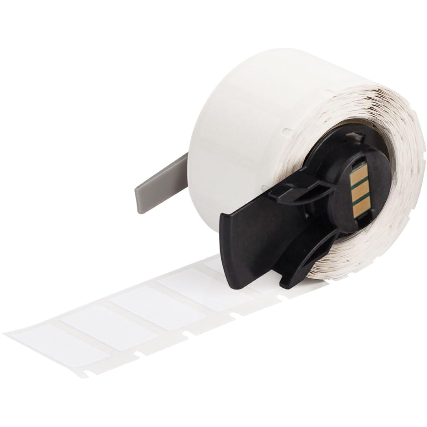 Brady PTL-65-483 TLS 2200 and TLS PC Link 1.375" Width x 1" Height, B-483 Ultra Aggressive Polyester, Gloss Finish White BradyBondz Label (250 per Roll)