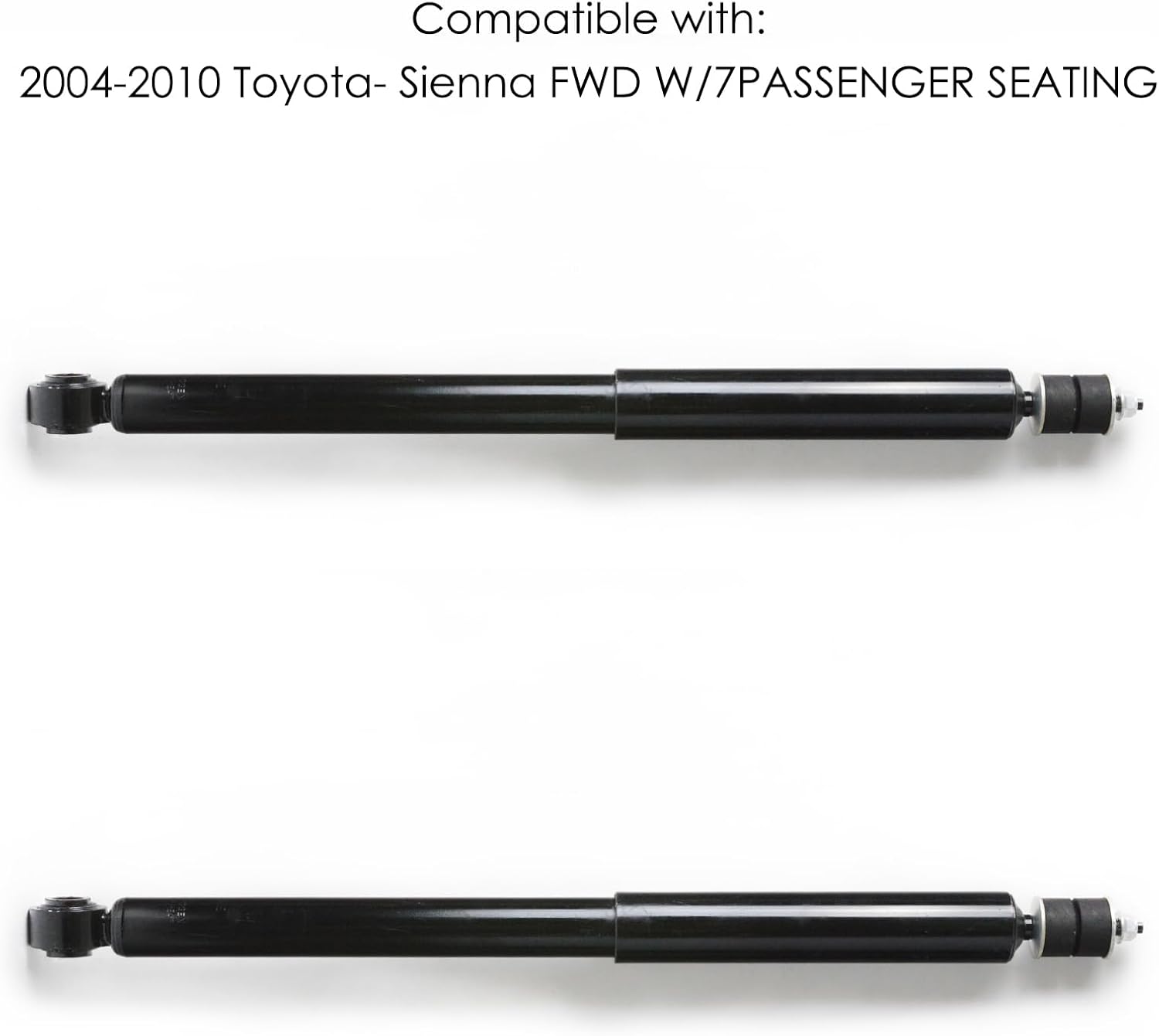 MP&PV Shock Absorber Rear 37284, 2Pcs Replacement Assembly Automotive Parts for Toyota- Sienna FWD W/7PASSENGER SEATING 2004-2010