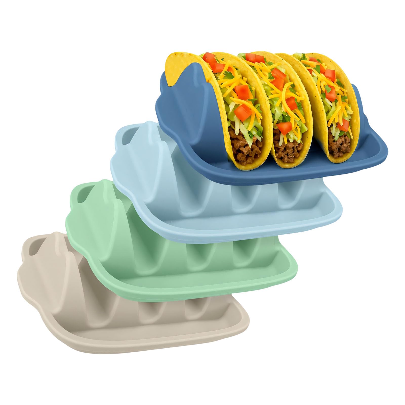 PANGBOER Not Silicone Corn Shell Stand for Family Gatherings with Unscented Substance That Does Not Release Enchilada Holder for Tacos