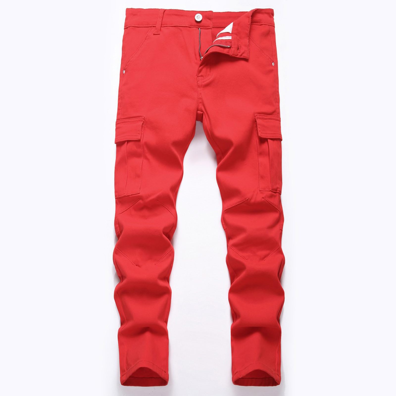 Pantaloni Bambini, Jeans per Ragazzi, Lunghi Casual alla Moda per, Comodi in Denim Elasticizzato, Primavera Autunno, Taglie Grandi Disponibili
