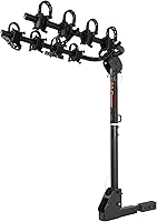 CURT 18030 Extendable Hitch Bike Rack for 2-4 Bikes, Fits 1-1/4" & 2" Receivers, Anti-Wobble Tilt-Away Mount