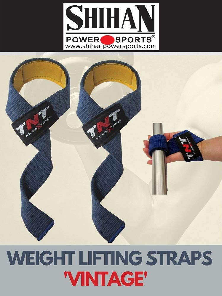 SENSEI J Original TNT PrecisionXFormula- Padded Weight Lifting Straps Pro Padded Weight Lifting Training Gym Straps Hand Bar Wrist Support Gloves Xtreme Power Quality Men/Women