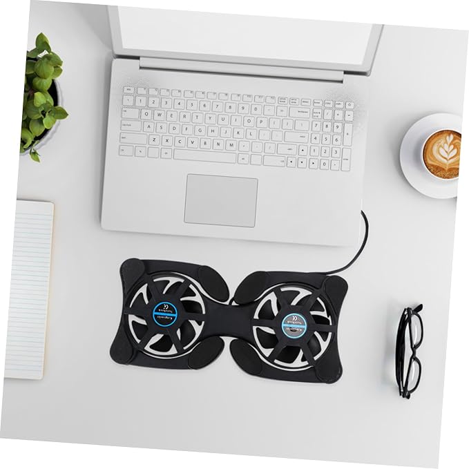 Base refrigerante portátil para notebook con 2 ventiladores miniatura 4