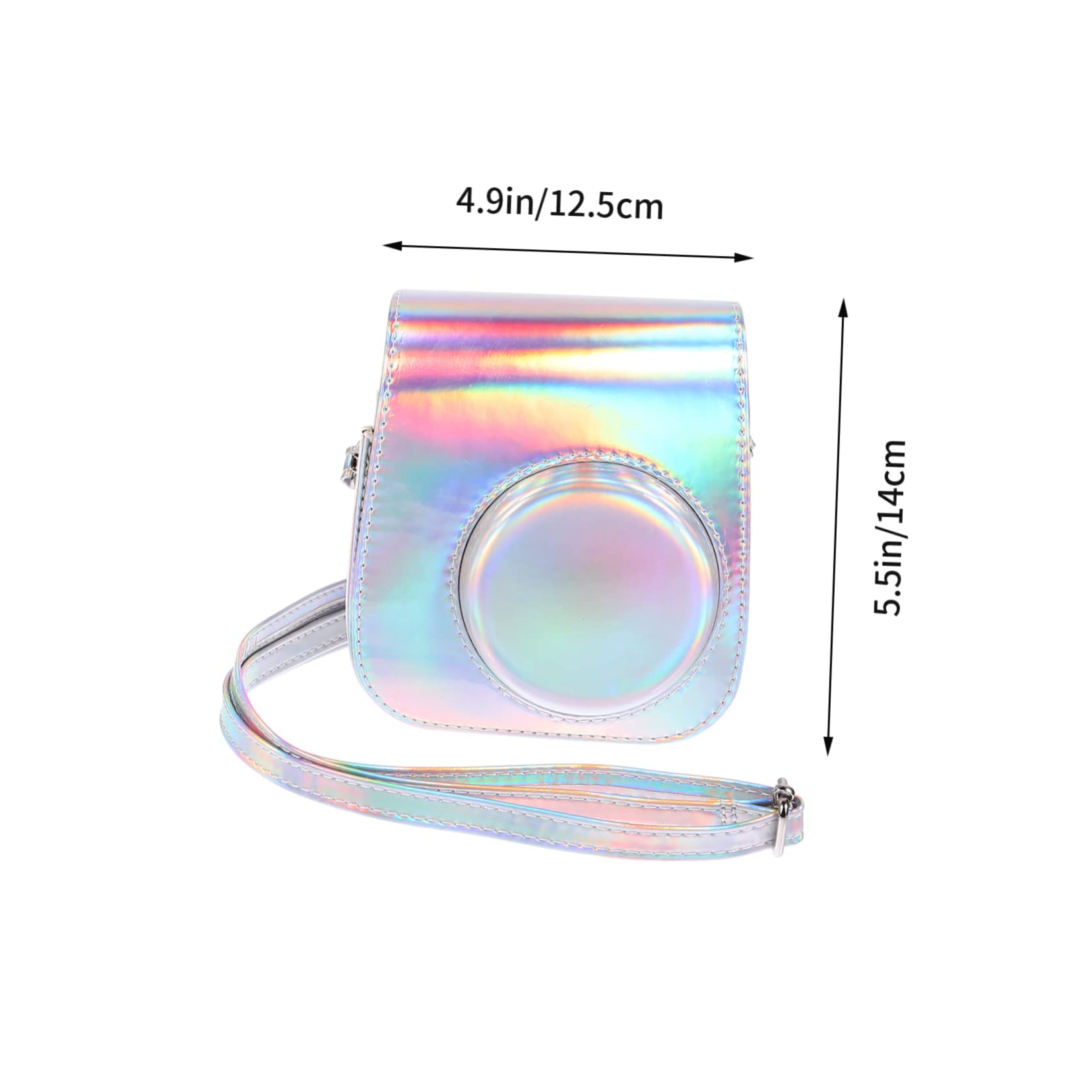 OSALADI 2pezzi Custodia Per Fotocamera Istantanea Mini Protettiva e Resistente Urti Per e Pu Sostenibile Colori