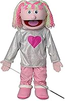 Vista 1 de Títere estilo ventrílocuo de 25 in Kimmie, color rosa chica, cuerpo entero