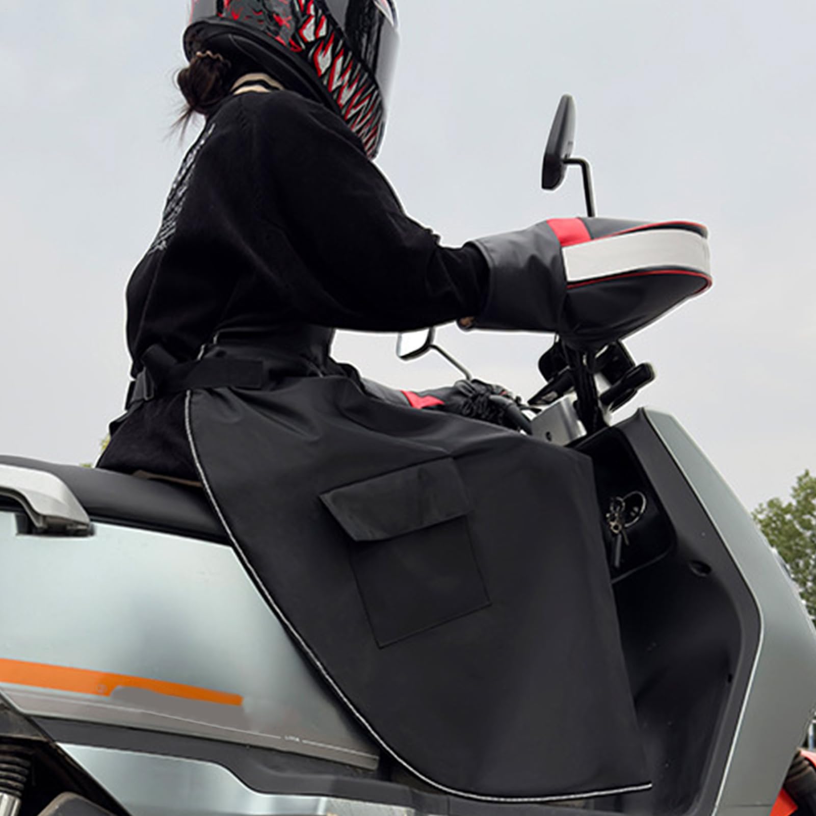 Tablier De Scooter Couverture De Scooter Imperméable Épaisse Chaude pour