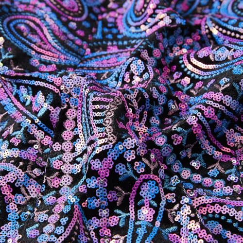 Men's Shiny Sequins Suit Jacket Classic Floral Suit Jacket Fashion,Suitable for Parties,Weddings,Banquets,Proms 6