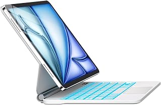 Keyboard Case for iPad Air 13 inch (M4/2026 / M3 2025/M2, 2024),iPad Pro 12.9 inch (3/4/5/6th Gen),Magic-Style Magnetic – Floating Cantilever Stand – Backlit Keyboard Case with Multi-Touch Trackpad