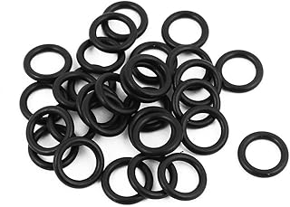 Aexit 30Pcs 11.8mm Electrical equipment x 1.9mm Rubber O-rings NBR Heat Resistant Sealing Ring Grommets Black