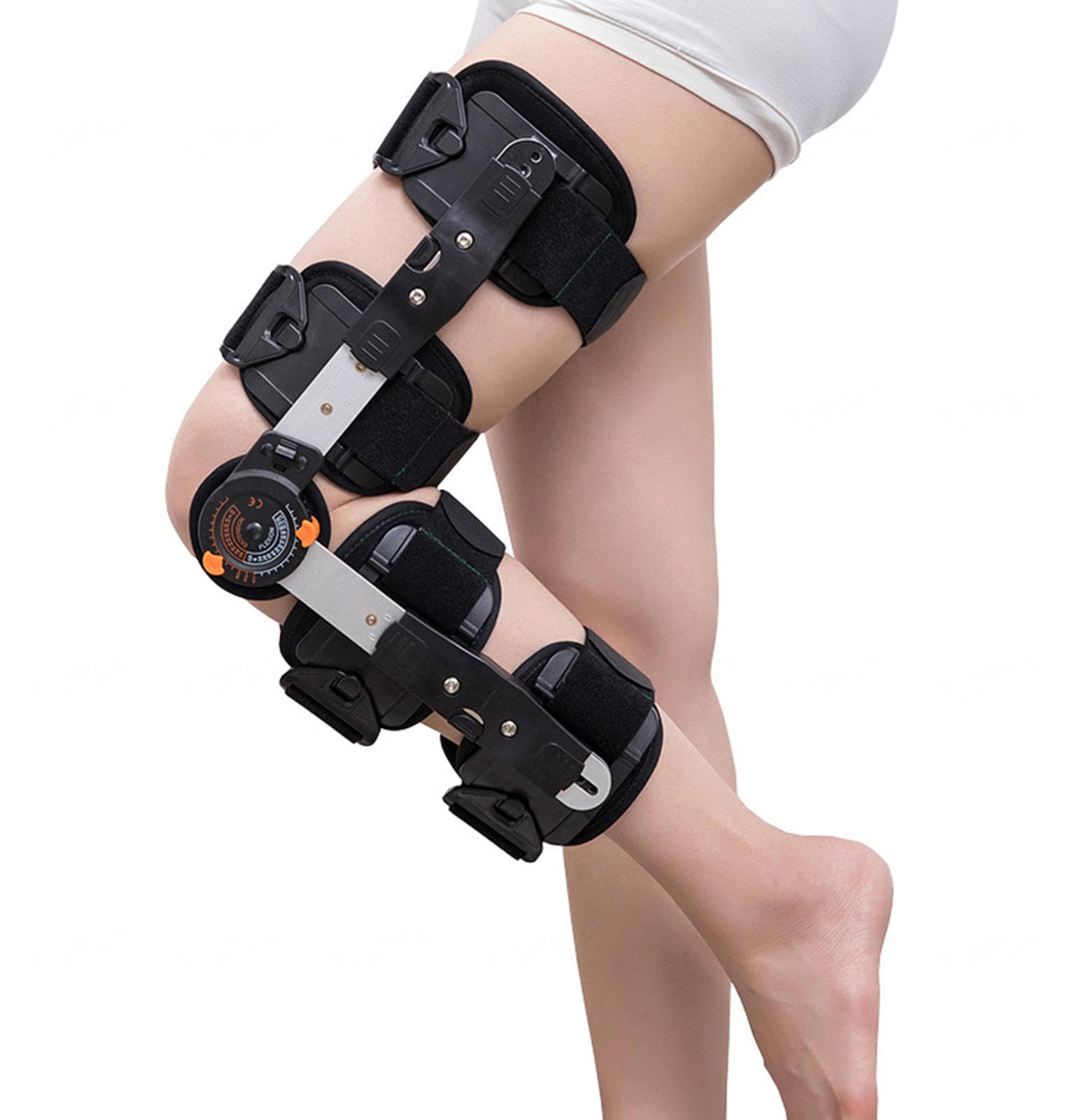 WDSOPK Adjustable Hinged Brace Support Stabilization,Post Op Knee Immobilizer for Pain, Osteoarthritis, Meniscus Tear, ACL