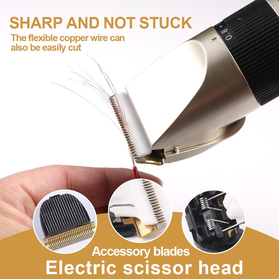 1 Stück Haustier elektrische Haarschneider Zubehör Klinge, Ersatzteile für Haustier Haarschneider