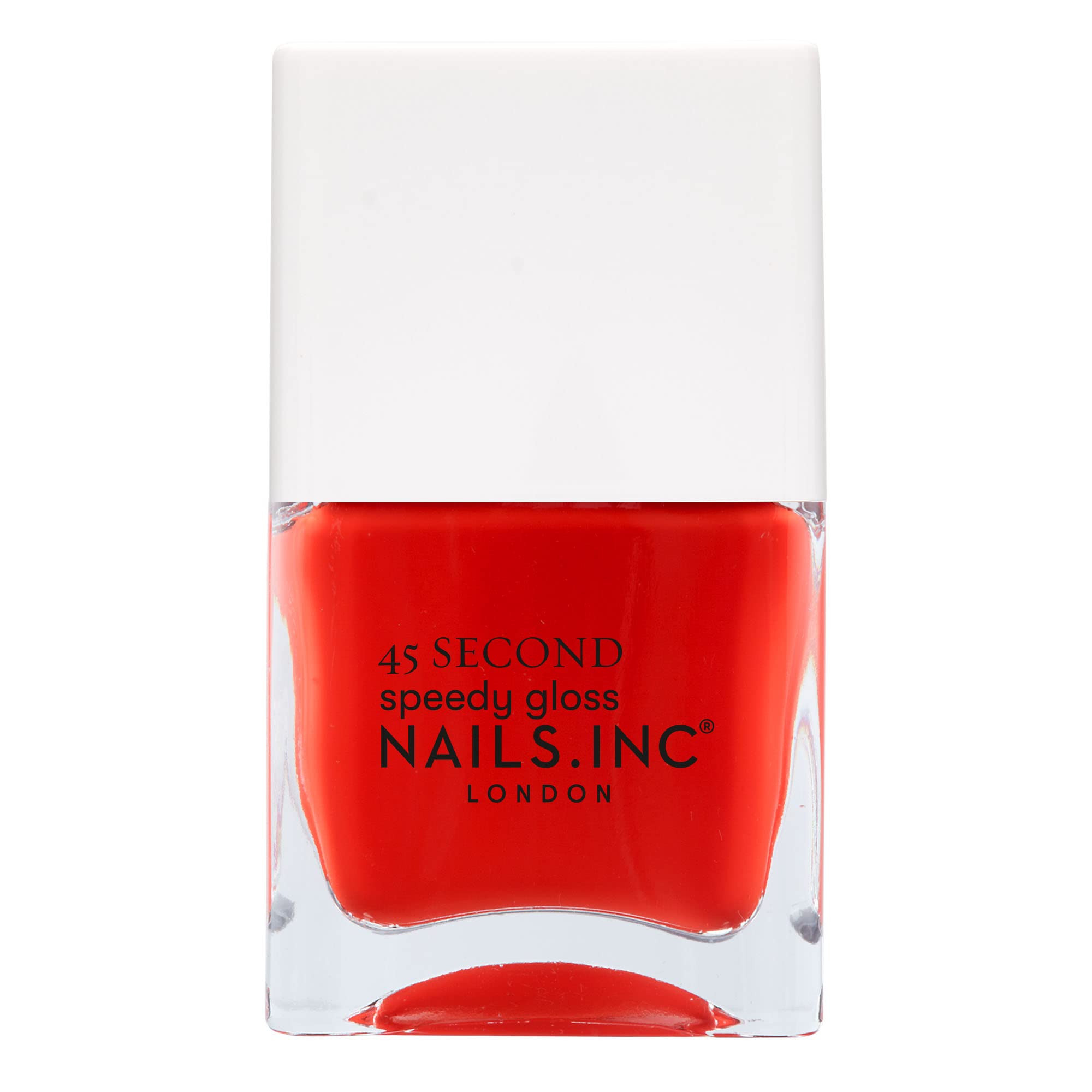 Nails.INC 45 Second Speedy Gloss Paddington Peace Out 14ml, Red Nail Polish