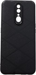 جراب حماية بتصميم شبكي مضاد للصدمات خفيف الوزن ومتين مع لمسة نهائية فائقة متوافق مع موبايل أوبو F11، لون أسود