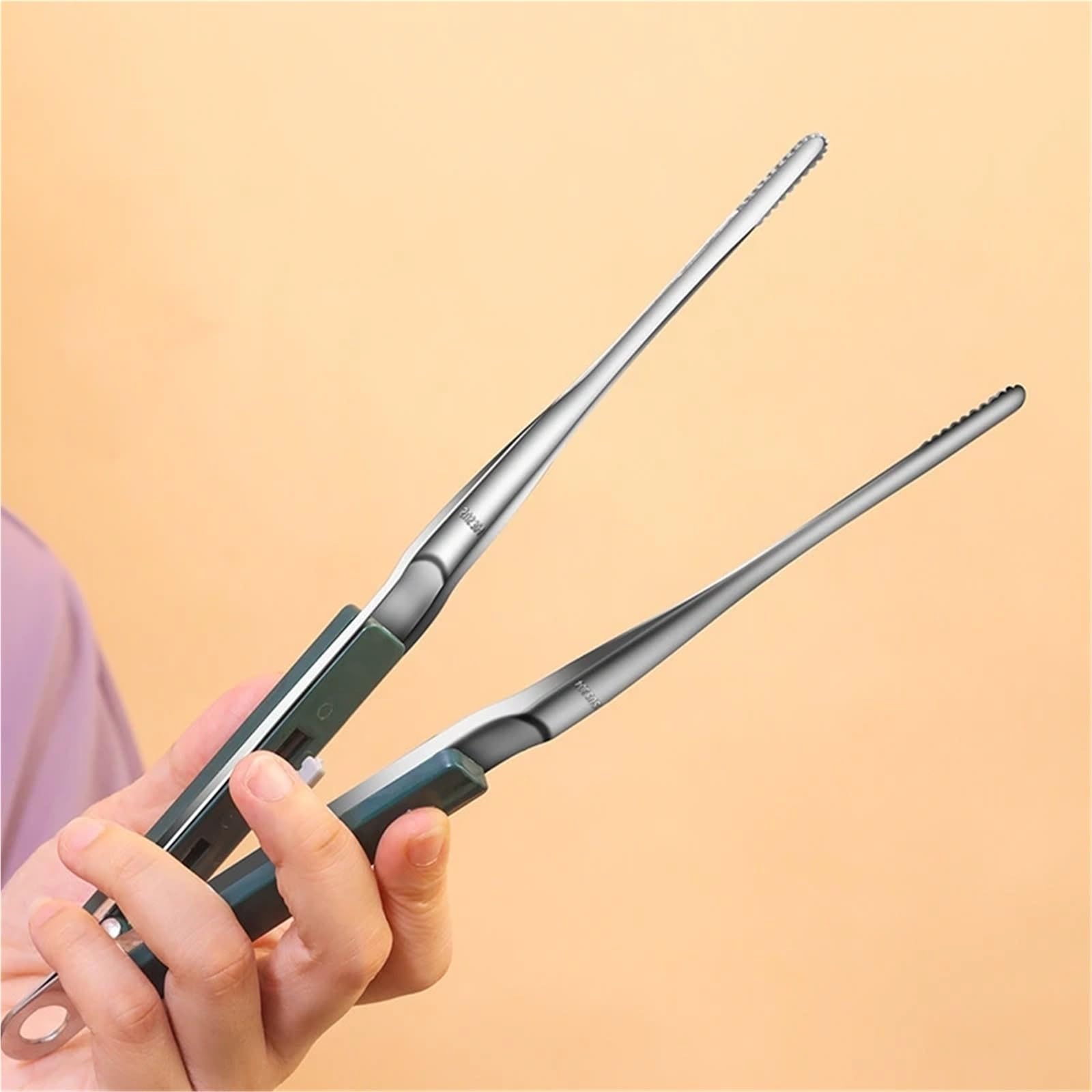 Pinze Da Cucina 3 unids/set pinzas for alimentos barbacoa portátil de acero inoxidable cocina filete ensalada pinza for servir Buffet Clip cocinar pinzas for barbacoa Gadgets for el hogar Para Cocina
