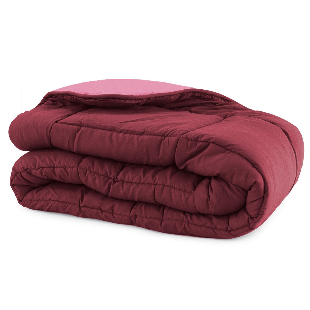 Trapunta Piumone Singolo Anallergica - Caldissima Bicolor Verde Scuro-Verde, Leggera E Morbida - Foto 5