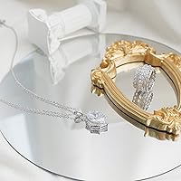 Vista 4 de 10 azulejos de espejo sin marco, hojas redondas de espejo de acrílico de 4 pulgadas, calcomanías de espejo autoadhesivas para pared, dormitorio