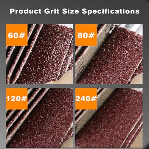 Image of Flap Wheel 20pcs 1 /4 inch（6.35mm Shank Aluminum Oxide Discs for Grinder | 60 /80 /120 /240 Grit Abrasive Flap Discs for Rotary Tools, Ideal for Metal Grinding, Rust Removal, Polishing & Woodworking
