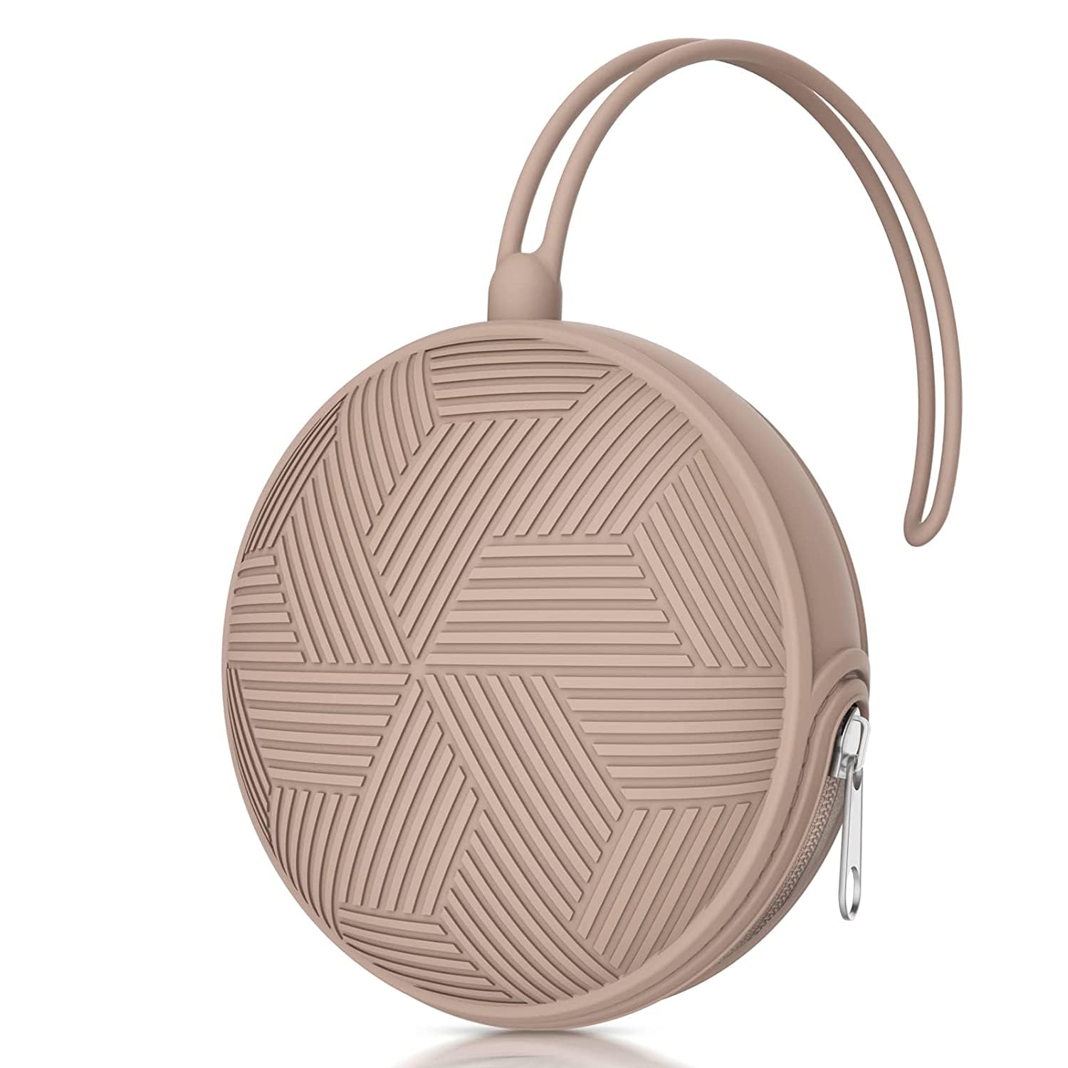 Smlpuame Silikon Schnullerbox Mädchen Junge,BPA-Freiem Silikon Schnullerhalter Aufbewahrung für 2 Schnuller,Wasserdicht Schnullerhalter Schnullerbox für Wickelrucksack(Erröten)