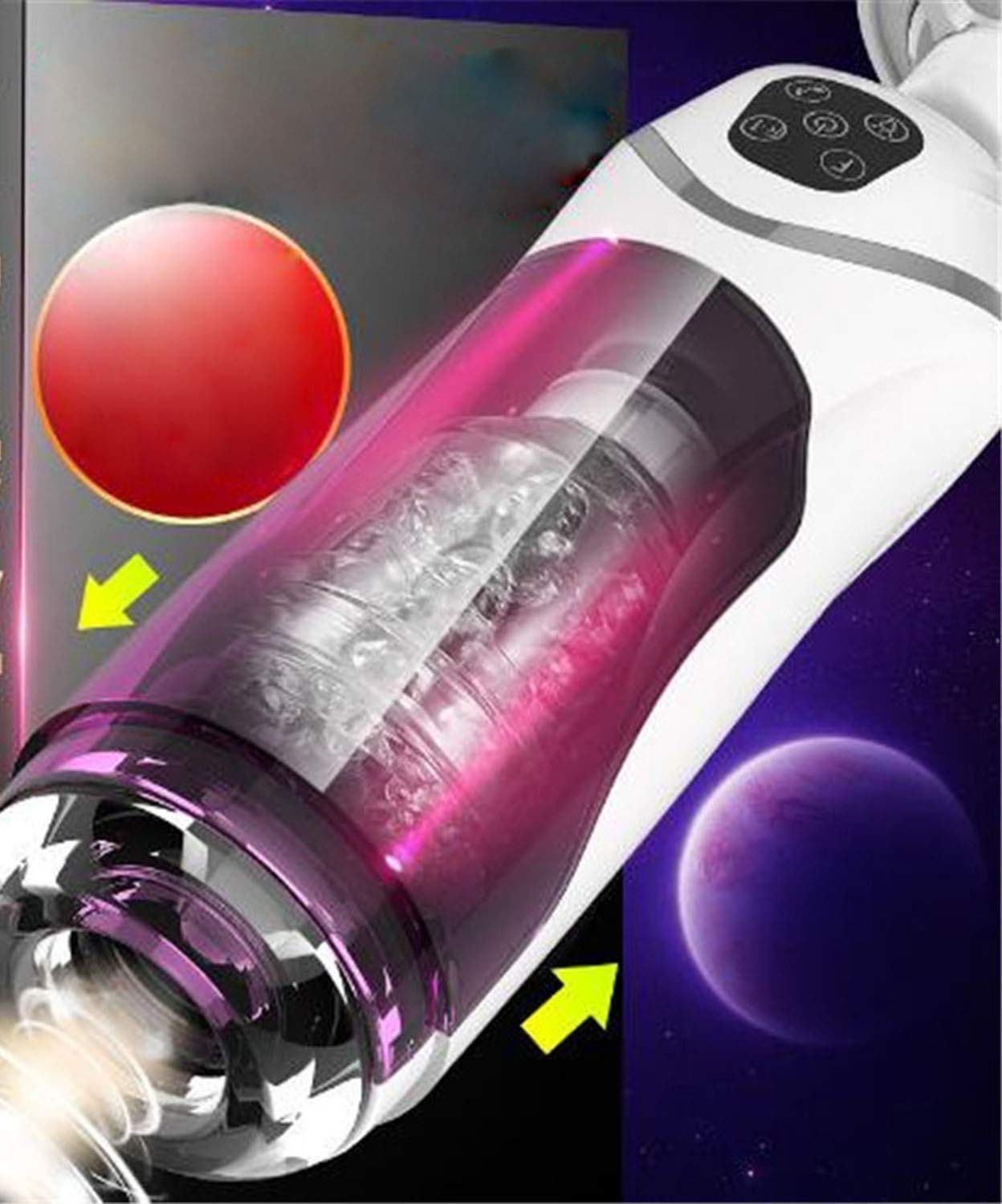 Intelligent Male Cup Automatic Telescopic e 360 ​​° Rotating 10 Speed ​​Electronic Massage Cup Maschile maschile
