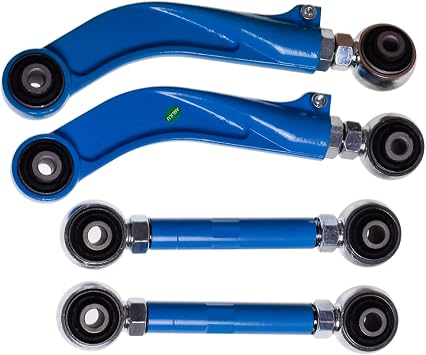 4Pcs Rear Adjustable Arms Alignment Camber & Toe Left & Right Kit -2to+2.2 Compatible with Hyundai Tucson Santa Fe 4WD Compatible Kia Sportage Sorento 4WD 2010-2019