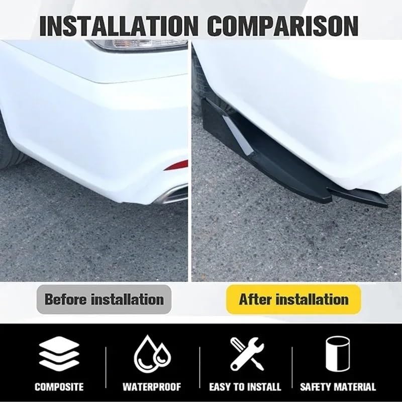 Diffuseur de collision arrière en carbone pour préserver le style de votre auto - 6
