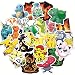 FENGLING Anime Pokemon Go Pikachu Autocollants Planche à roulettes Guitare Ordinateur Portable vélo Voiture Kawaii Enfants Fille étanche Stikers Jouets 50 pièces