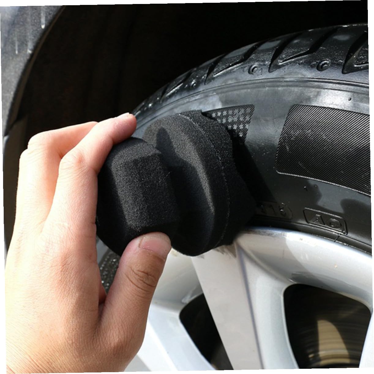 CALLARON 12piezas Esponja De Pulido Para Coche Esponja De Cera Para Auto Patrón De Olas Para Abrillantar y Limpiar Interior y Exterior Del Vehículo