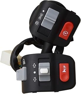 Motorcycle Switch For Motorcycle Scooters Dirt Bikes Quad ATVs 2x Motorcycle Handlebar Switch Motorcycle Flashing Controller Switch On Off Switch