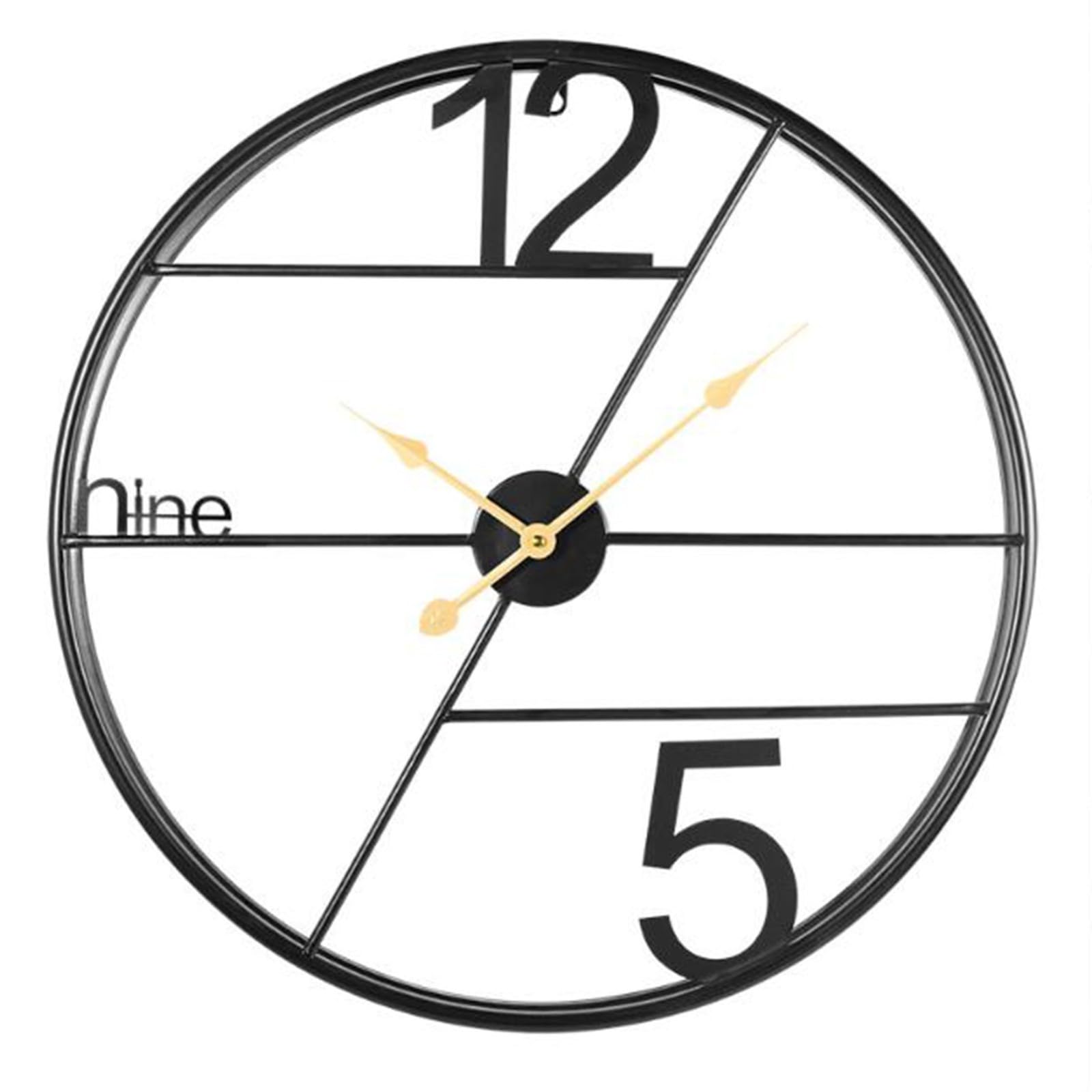 Horloge murale moderne pour sublimer le salon de votre maison de ferme contemporaine