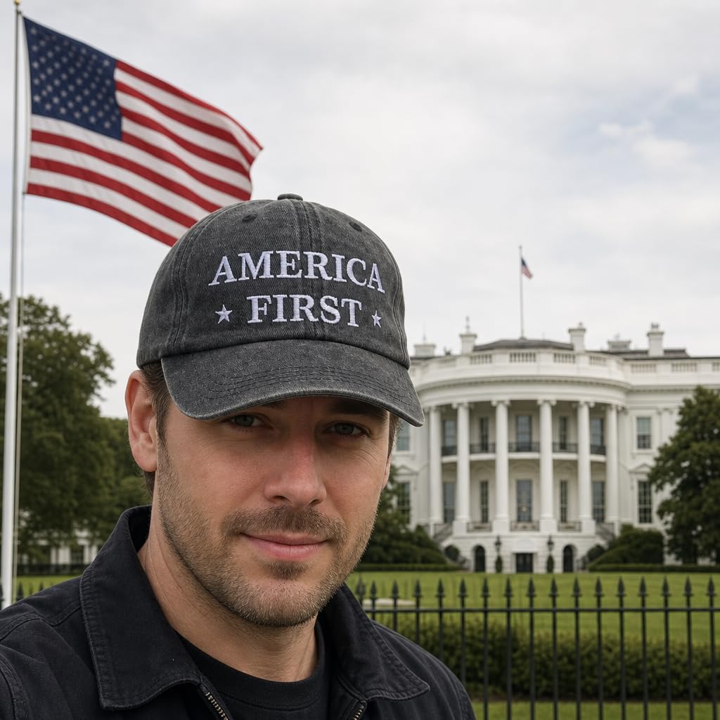 America First Hat USA EST 1776 Baseball Cap US Flag Patriotic Hat 4th of July Independence Day Gifts for Men Women