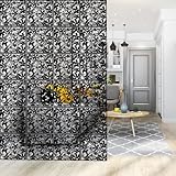 PETIARKIT Hanging Room Divider, 16 PCS Portable Room Partitions for Room Separator, Sreen Panels for Living Room Bedroom Home Decoration, 15.7’’×15.7’’ Black