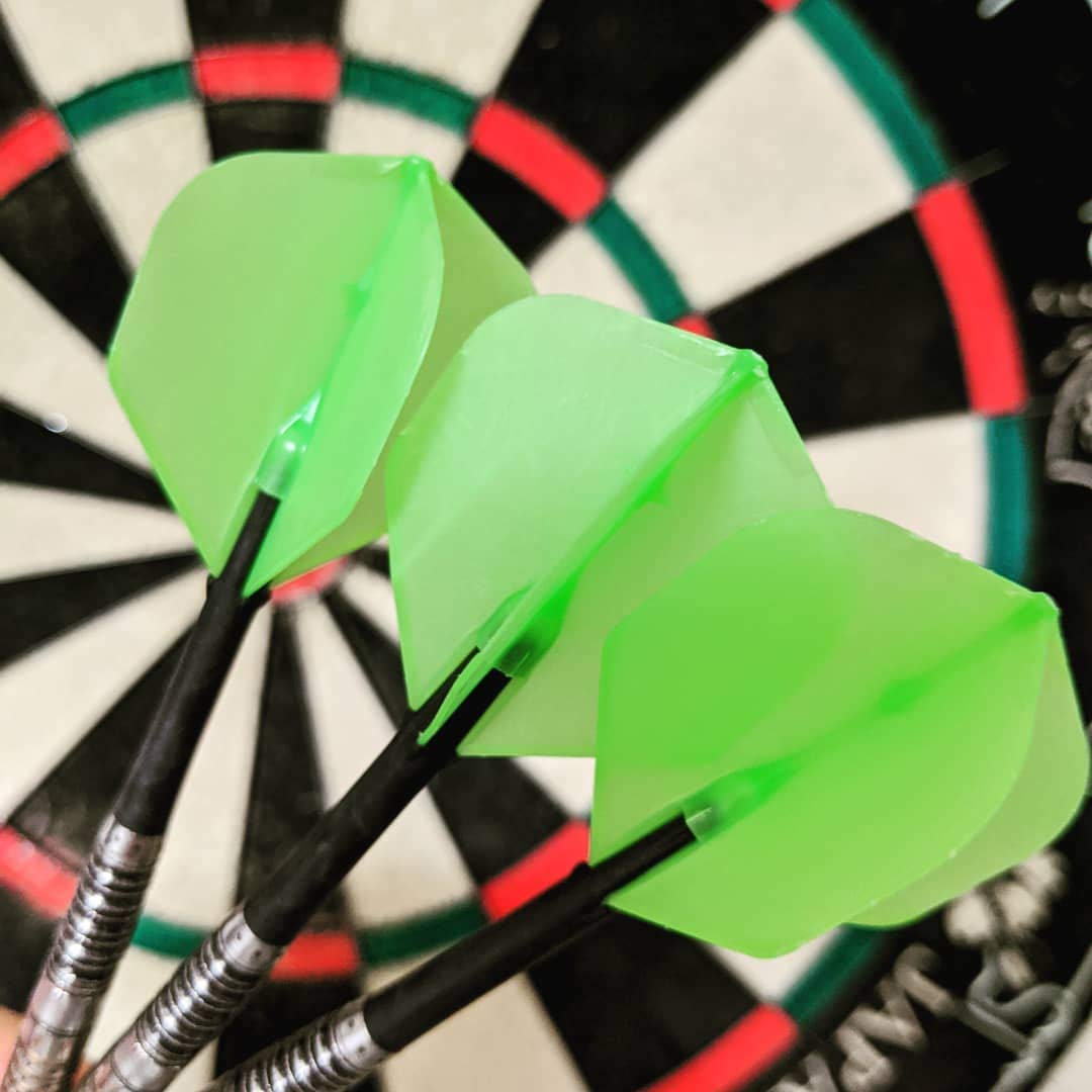 Amazon.com : LSTYLE L1 Standard Dart Flights – EZ – Neon Green – 1