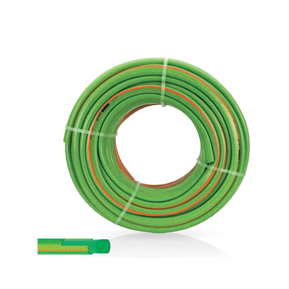 VITO - KIT Tuyau arrosage Tressé 50 mètres diam 25mm 1'+ 4 Accessoires Diam 25mm Complet