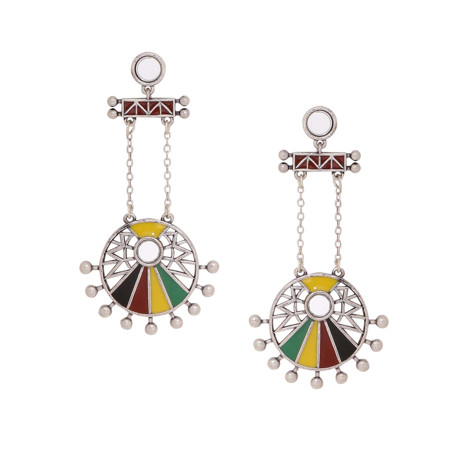 See full amazon price history chart for Voylla Brass Silver Oxidised Colorful Circles Long Drop Earrings for Women and Girls Voylla Brass Silver Oxidised Colorful Circles Long Drop Earrings for Women and Girls (B08KY7KZX3) Amazon Price History, Amazon Price Tracker