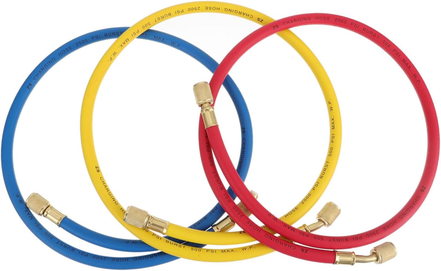 PRETYZOOM 3Pcs Fluoride Tube Car Recharge Hose Durable Oil Resistant Adding Tube for Filling Easy to Install Suitable for Vehicle