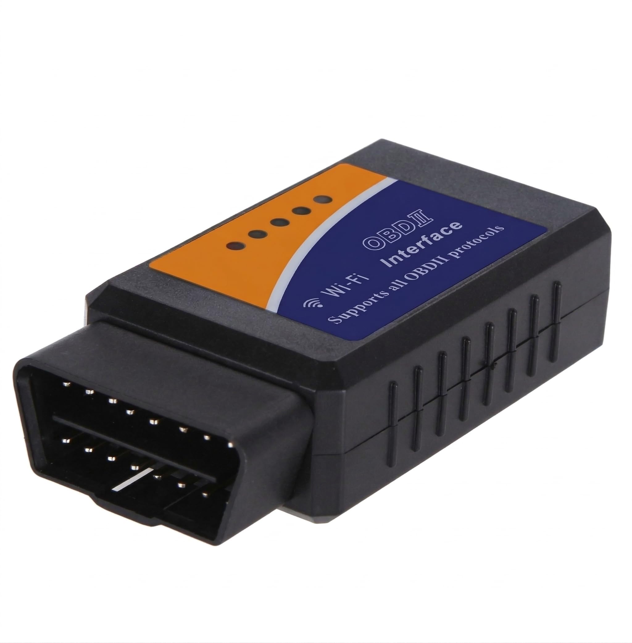 ELLENNE - OBD2 ELM327 Scanner WiFi Wireless per Diagnostica Professionale Auto e Moto OBDII, Lettore Codici Errore e Reset Spia, Compatibile per iOS, Android e PC