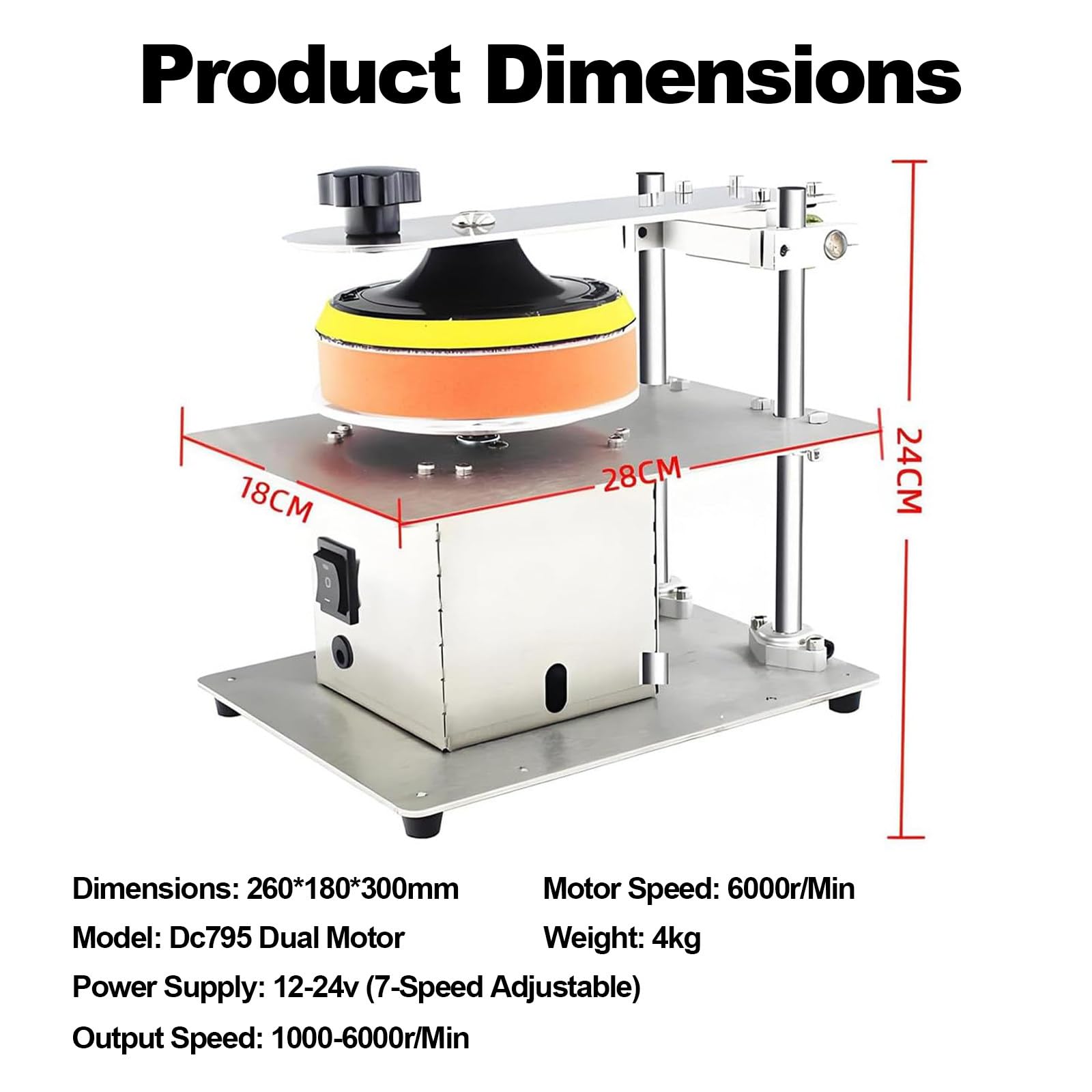 DVD CD Reparatur- Und Reinigungsmaschine,Halbautomatischer Polierer Zur Reparatur Von Kratzern,Abrieb & Unlesbaren Discs,Mit 99% Reparaturrate