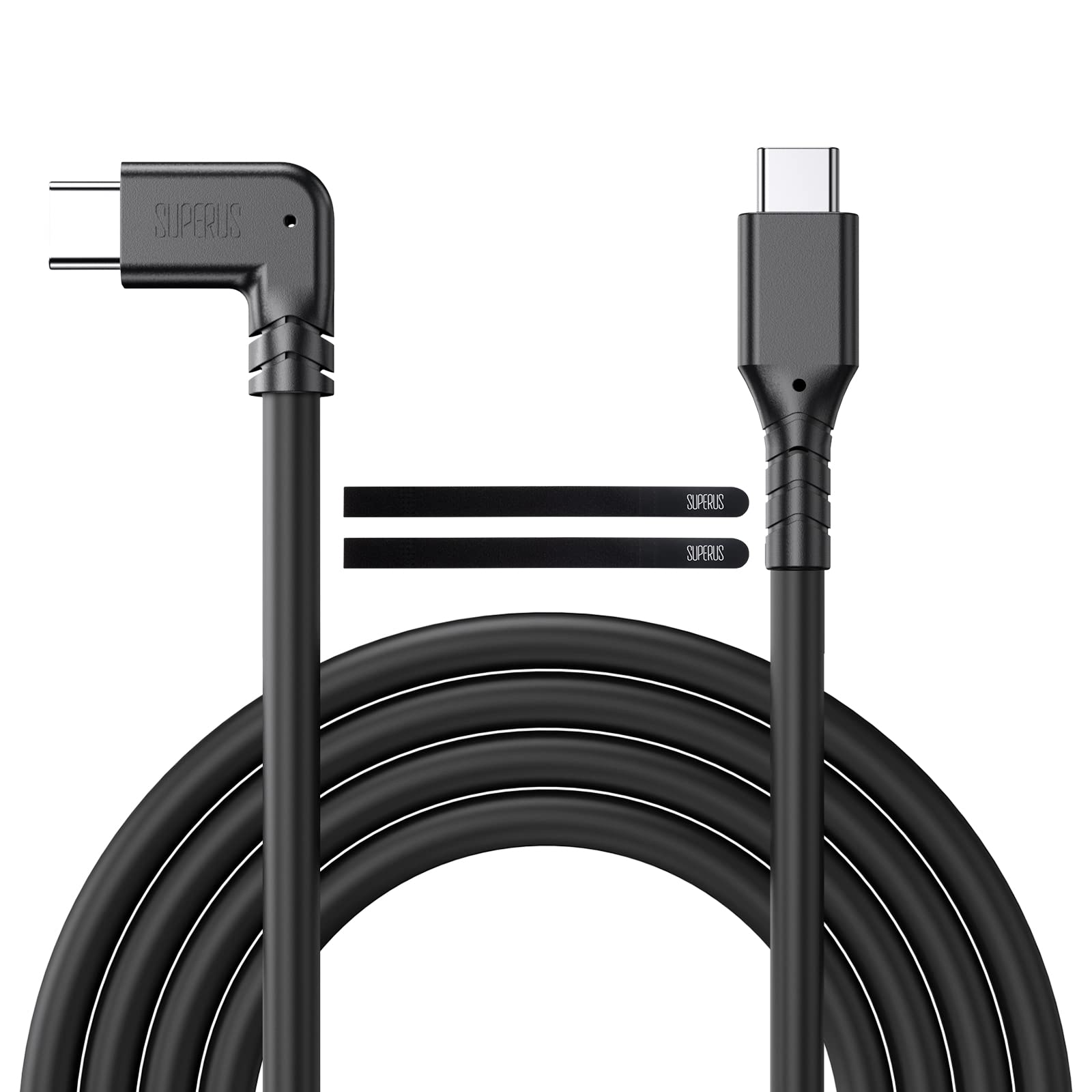 SUPERUS Link Cable 10 FT Compatible with Oculus/Meta Quest 3/2/1 - USB C to USB C Charger Cable, High Speed Data Transfer & Charging Cord, Accessories for VR Headset Gaming PC/Steam VR